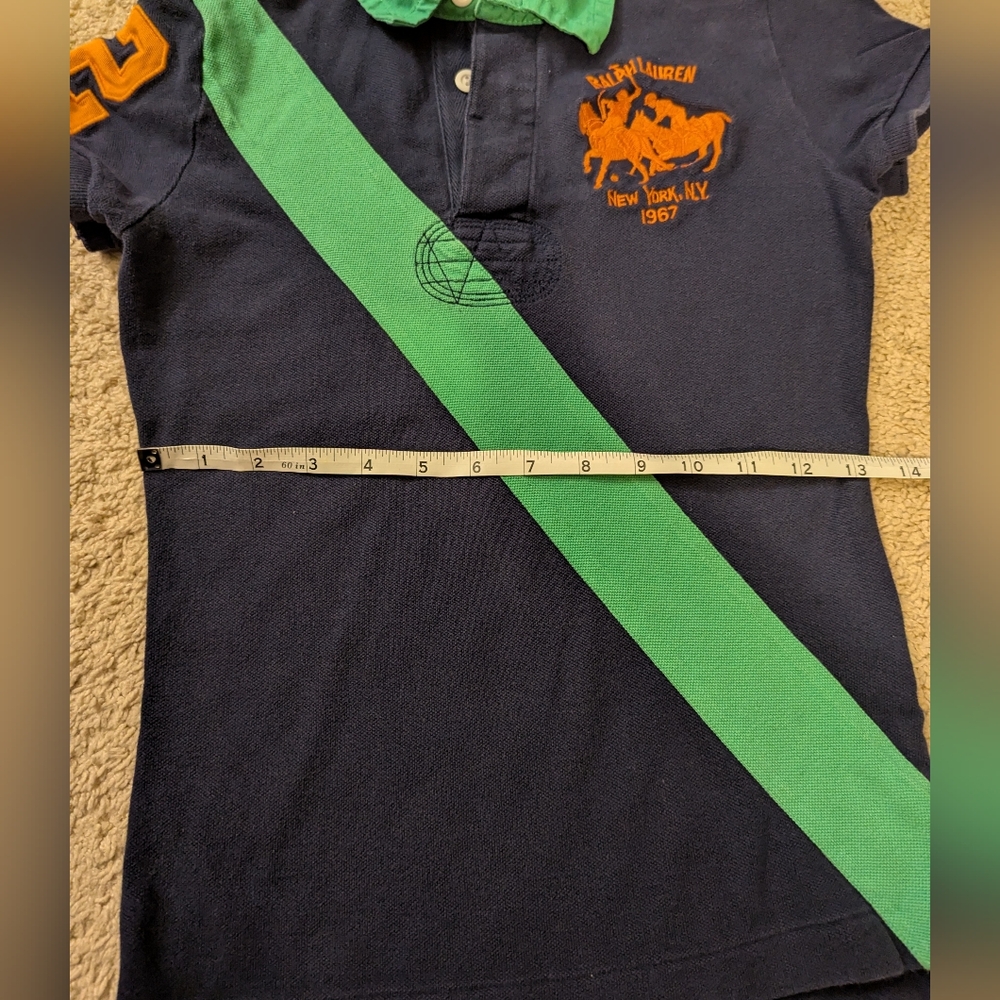 Ralph Lauren Women's Navy Polo Shirt Size XS - Picture 8 of 9